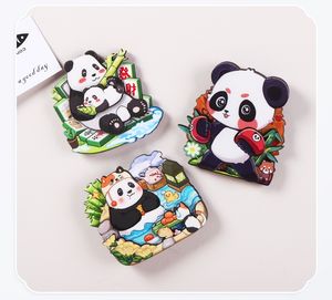 Imanes de nevera con logotipo personalizado imanes de nevera de madera personalizados ciudad del mundo al por mayor imanes de nevera de animales Panda promocionales - Product Image 2