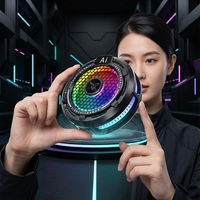 Radiateur de refroidissement pour téléphone F47, portable, avec éclairage RGB, affichage numérique, refroidisseur de téléphone portable pour le jeu