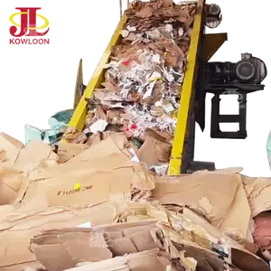 Novo design de papel reciclar máquina trituradora de papelão industrial