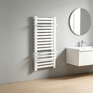 <span class=keywords><strong>Radiateur</strong></span> à serviettes blanc moderne pour salle de bain, support mural chauffant pour serviettes, compatible avec système de <span class=keywords><strong>chauffage</strong></span> <span class=keywords><strong>central</strong></span> - Product Image 5