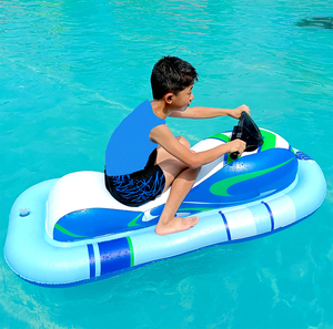 แพยางเป่าลมรูปทรงมอเตอร์ไซค์แบบกำหนดเอง ใช้ในสระว่ายน้ำ - Product Image 3
