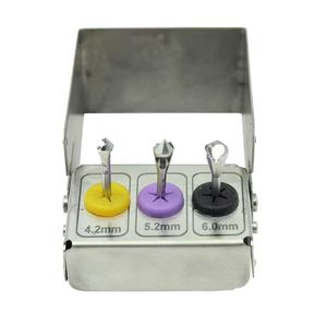 Manuel güç kaynağı Implant matkaplar ile titanyum siyah cerrahi dişçi matkabı kiti paslanmaz çelik aletleri - Product Image 4