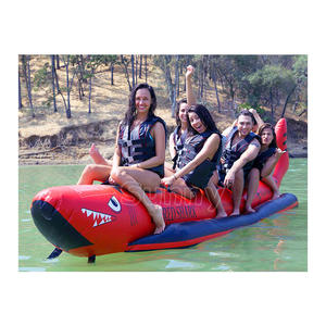 Venta de fábrica Varios juguetes grandes para adultos Agua inflable Banana Boat Paseos para <span class=keywords><strong>alquiler</strong></span> - Product Image 2