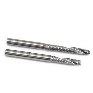 Fraises à spirale à une dent de 3,175 mm, 4 mm, 6 mm <span class=keywords><strong>pour</strong></span> routeur CNC, fraises à chanfreiner à une dent <span class=keywords><strong>pour</strong></span> <span class=keywords><strong>aluminium</strong></span> - Product Image 4