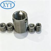 High Temperature Resistant TC4 Three Hole Self-tapping Sleeve 307 / 308 Thread Insert for Magnesium Alloy Workpieces