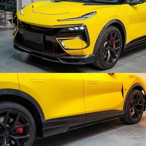 Vente en gros usine : Canards avant inférieurs en fibre de carbone véritable pour pare-chocs de voiture, pour Tesla Eletre - Product Image 2