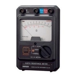 Sanwa Pdr302 Mégohmmètre de résistance à la terre, type à aiguille analogique, 0 à 10 A, classe de précision 0,1, pour les tests électriques - Product Image 1