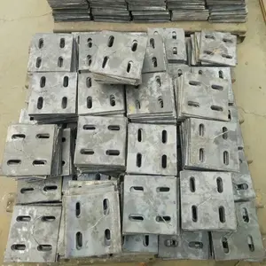 Oem Small Flat Aluminum Extrusion Connector Bracket foundation base plate curtain wall fittings steel wall accessories