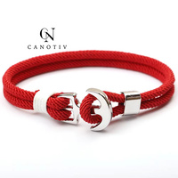 Bracelets faits à la main en Nylon pour hommes, corde Milan, Parachute, breloque, vente en gros, 5 pièces