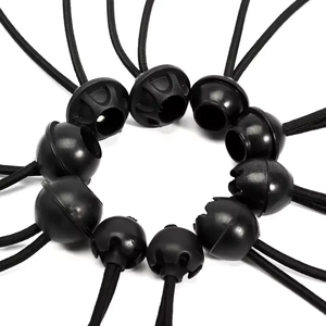 Camping en plein air fourniture accessoires élastique fixe en plastique corde boule bâche Trampoline tente élastiques cordons cerclage corde cravate - Product Image 2