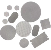 Filter Disc Diameter 125mm, Mesh 40 60 80 100 120 150 untuk Mesin Ekstruder Film Tiup Pet pp Ps
