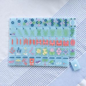 Juego de Mahjong Americano Portátil de Acrílico BANGTAI, con Patas Metálicas Plegables, Resistente al Agua, Piezas de Lujo para 4 Jugadores - Product Image 3
