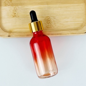 Botellas de Vidrio Esmerilado Rosa para Aceites Esenciales con Tapón de Bambú, 15ml, 20ml, 30ml, 50ml, 60ml, 2oz, Venta al Por Mayor - Product Image 3