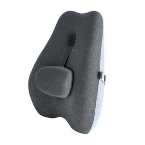 Japanese-Style <strong>U</strong>-Shape Knitted Memory Foam Waist <strong>Pillow</strong> Lumbar Support Seat Cushion Anti-Dust Mite Removable Washable Bed Rest - Product Image 1
