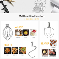 Multi-function10 litres fort engrenage de haute qualité boulangerie mélangeur de pâte de boulangerie mélangeur mélangeur pour production de boulangerie