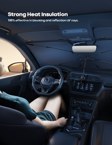 Parabrezza parasole per auto con ombrellone pieghevole per parabrezza parasole con rivestimento 5 strati di blocco UV - Product Image 3