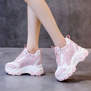 Zapatillas Deportivas con Plataforma y Cuña para Mujer, Aumentan la Estatura 10 cm, Ligeras, Antideslizantes, Transpirables, para Uso Diario - Product Image 3