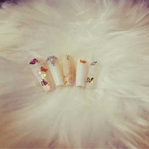 Faux ongles papillon XXL style ballerine - Product Image 1