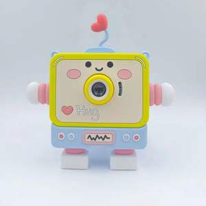 Children Cartoon Robot Camera 1080P HD Kids Digital Camera ABS Cases 180 Wide Angle 32GB Built-in <b>Memory</b> Toys Birthday <b>Gifts</b> - Product Image 3