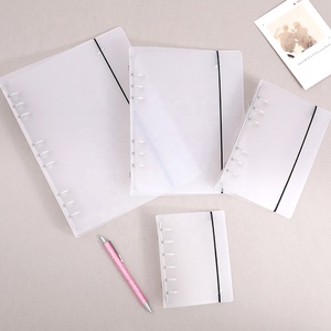 Raccoglitore grande in plastica trasparente A5 a 6 anelli per quaderni a mezza lettera/Junior/A5, bibbia/pianificatori - Product Image 5