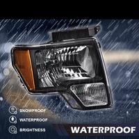 Ensemble de phares LED pour Ford F150 2009 à 2014, accessoires de voiture, remplacement de phares