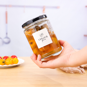 Nhà Máy 450Ml Rỗng Rõ Ràng Mật Ong Trái Cây Mứt Lưu Trữ Container Vòng Thực Phẩm Nước Sốt Cà Chua Dưa Thủy Tinh Xương Nước Canh Jar Với Vít Nắp - Product Image 6