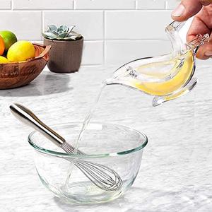 Exprimidor de Limones Manual Transparente Portátil, Exprimidor de Frutas Pequeño de Plástico PP para Cocina, Exprimidor de Verduras Manual - Product Image 3