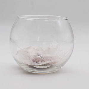 Décoration de maison moderne, bol en verre recyclé, terrarium rond, <span class=keywords><strong>vase</strong></span> en verre, terrarium en verre, 20 <span class=keywords><strong>cm</strong></span> - Product Image 4