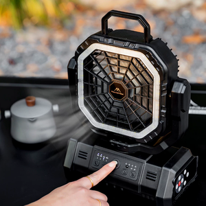 Ventilador Portátil Mountainhiker <span class=keywords><strong>Cybertron</strong></span>, Actualizado, de Alta Capacidad, con Velocidad Variable, Recargable, para Pesca, Camping y Tiendas de Campaña - Product Image 6