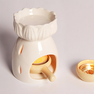 Custom <strong>Wholesale</strong> Ceramic <strong>Lamps</strong> Candle Jar Scent Fragrance Tea Light Holder Christmas Decorative Containers Wax <strong>Oil</strong> burner - Product Image 6