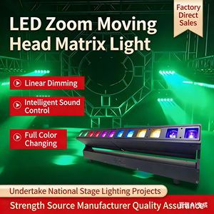 Barre lumineuse LED stroboscopique à double face 6Eyes 40W, tête rotative colorée, faisceau lumineux de scène, contrôle du son, <span class=keywords><strong>DJ</strong></span> automatique - Product Image 2