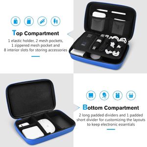 Adaptador de Corriente <span class=keywords><strong>para</strong></span> Viajes, Cables de Carga, Banco de Energía, Apple Magic Mouse, Lápiz, Memoria USB, Tarjeta SD, Bolsa con Cierre - Product Image 3