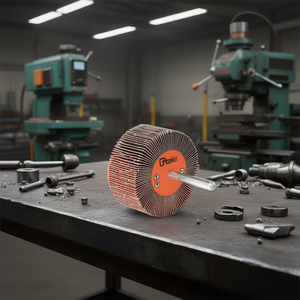 Ttake Abrasive Flap <b>Wheel</b> 25x25 Mm 6 Mm Shaft 120 Grit For <b>Grinding</b> - Product Image 3