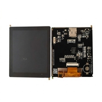Pantalla LCD Cuadrada de 4 Pulgadas (4.0 Pulgadas) 480x480 UART, Módulo de Pantalla UART RS485 TTL RS232, Panel Táctil HMI LCD Personalizado