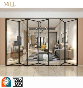 Nhôm công nghiệp cách âm kính cửa trượt gấp - Product Image 1