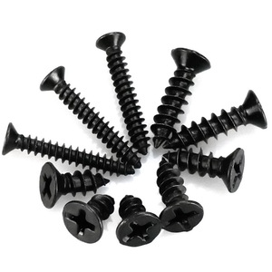 Tornillo Autorroscante de Cabeza Plana Negra Yuan Hongda M1 M2 M3 M4 M5 M6, Cabeza Phillips, Acero al Carbono - Product Image 4