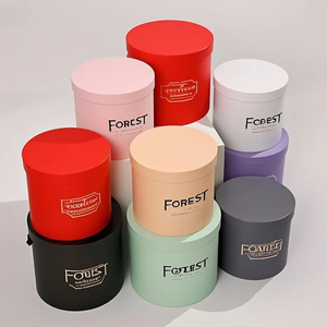 Hoa hộp tròn các tông Hộp Quà Tặng bó hoa đóng gói trường hợp đám cưới tăng lãng mạn Ngày Valentine Quà Tặng ôm xô trang trí nội thất - Product Image 4