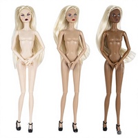 Tête de poupée Supermodel OEM/ODM avec greffe de cheveux, maquillage BJD pour poupée gothique européenne/américaine, best-seller transfrontalier, nouvelle version UV pour la pratique