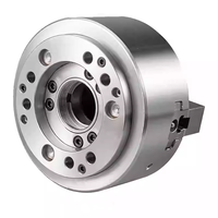 Mandrin hydraulique à 3 mors haute vitesse FORGEX 3H-08, mandrin creux à grand trou traversant, précision 0,015 mm, acier HT300, 5000 tr/min pour