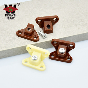 Support d'angle papillon en plastique Yuanswei pour étagère de meuble, marron, beige, jaune, sans perçage - Product Image 1