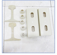 Nouvelle plaque de rail en nylon haute résistance UIC60 pour la maintenance des voies ferrées, clip de rail FDS personnalisable