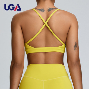 Vendite calde da donna <span class=keywords><strong>reggiseno</strong></span> <span class=keywords><strong>sportivo</strong></span> spazzolato antiurto in morbido Nylon Sexy sul retro gilet da Fitness ad asciugatura rapida <span class=keywords><strong>reggiseno</strong></span> Yoga - Product Image 2