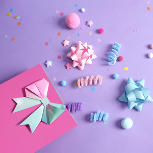 Girls Iridescent Gradient Wrapping <b>Paper</b> Sparkle Star Pattern For Little Girl Birthday Present Wrapping Wholesale - Product Image 4