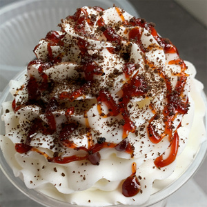 500ML Crema Batida Snow Top, Bloque de Hielo, Té de Jazmín, Leche Fresca, Mantequilla Sin Sal, Azúcar, Bebida de Bubble Tea, Polvo de Chocolate Modekl, DIY - Product Image 5