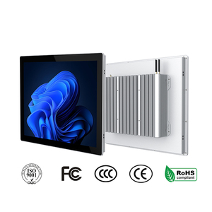 OEM ODM 15/17/19 inch All-in-One touchscreen panel pc IP65 CTP ventilatorloos Intel I5/i7 Windows 10 <span class=keywords><strong>DDR3</strong></span> SSD industriële computer - Product Image 6