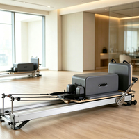 Cama de Pilates SVD-R25 de Aluminio con Base Baja, con Caja y Plataforma Suave, Adecuada para Uso en Casa y Gimnasios Pequeños
