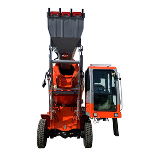 Camion malaxeur à béton de 4,0 m³ avec pompe, machine portable, malaxeur à béton autochargeant mobile de petite taille - Product Image 2