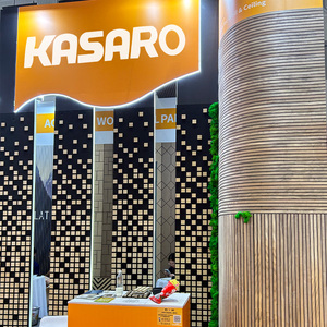 Cong Acoustic tấm Trần linh hoạt Panel tường thiết kế cong MDF Pet Acoustic tường trang trí nội thất tấm Trần - Product Image 3