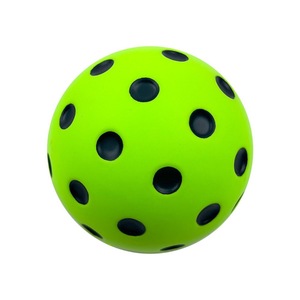 Balle de tennis élastique Peak Ball EVA 74 mm, haute élasticité, anti-stress, solide, jouet d'entraînement, verte et jaune - Product Image 2