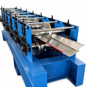 Machine de fabrication de capuchons de toit en métal hydraulique, équipement de formage de couvre-toits en acier coloré - Product Image 3